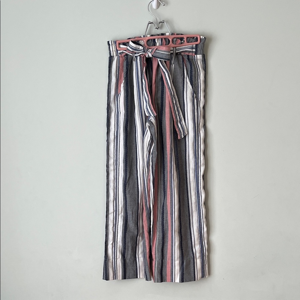 Knox Rose Pink and Gray Patterned Pants